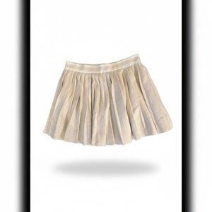 Aerie Cream Skater Skirt